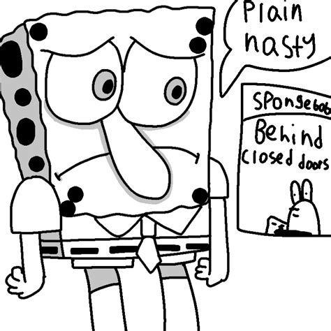 spongebob behind closed doors images